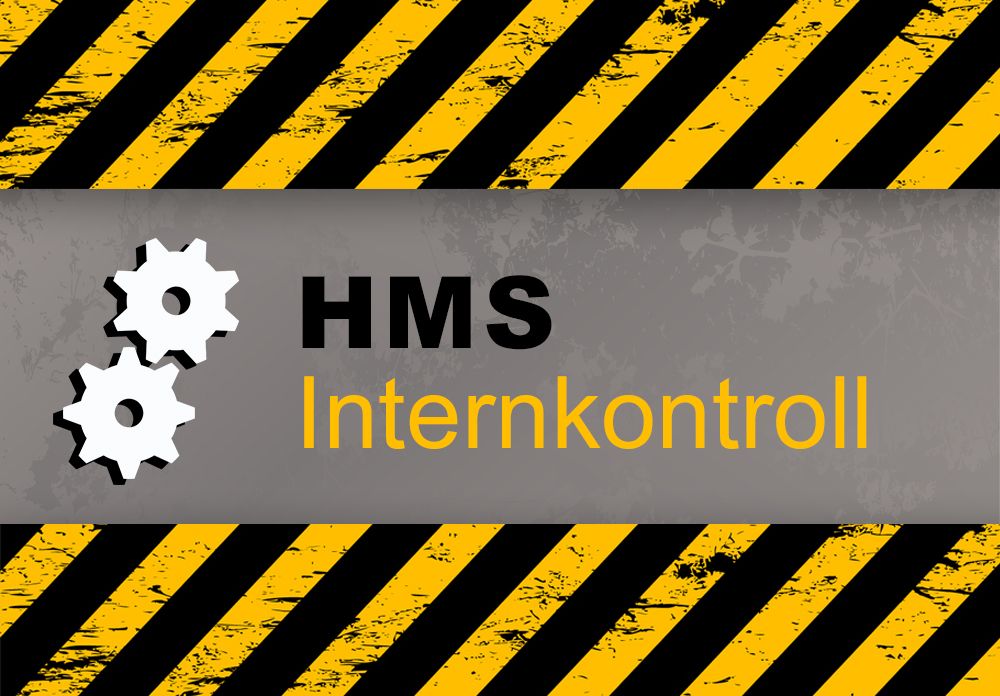 Illustrasjonsbilete med innbrend tekst: "HMS: Internkontroll".
