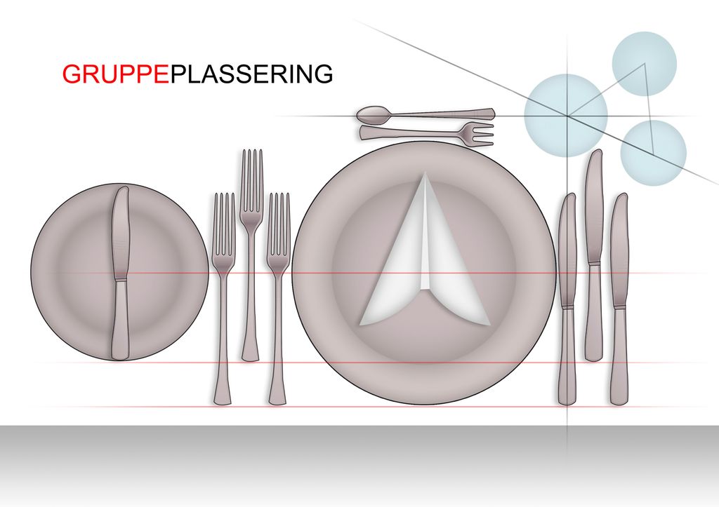 Gruppeplassering i ei oppdekking. Illustrasjon.
