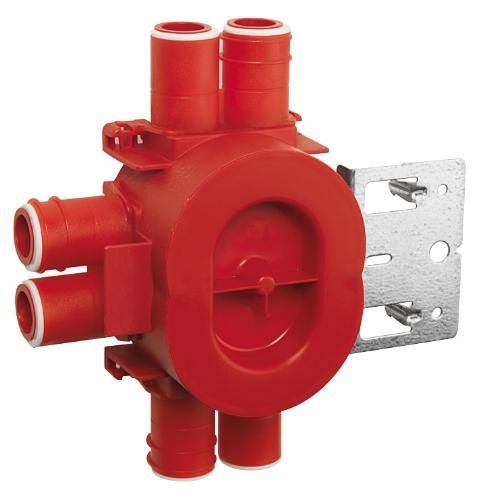 Elko Flexi 20 veggboks med 6 løp for festing på stender.  Foto.