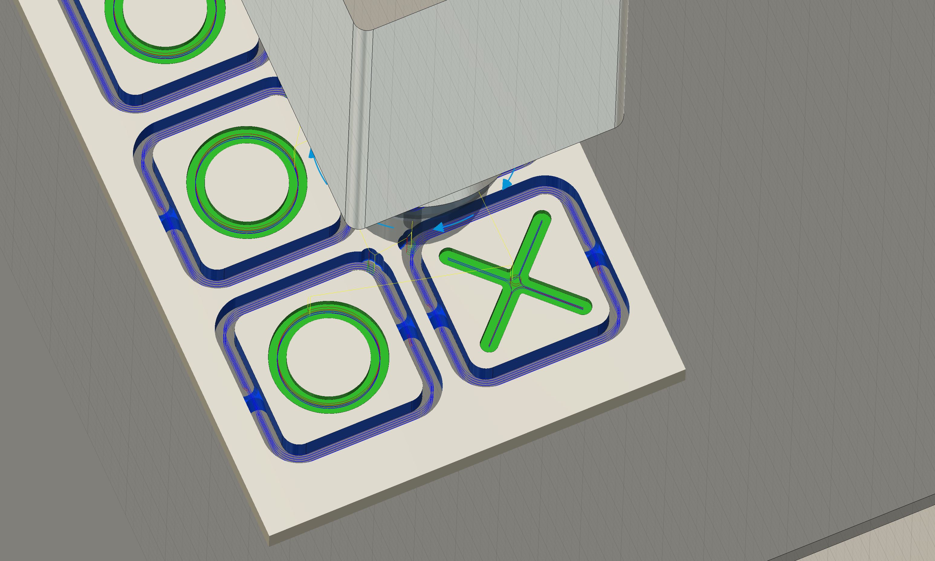 Visualisering av tabs. Illustrasjon.