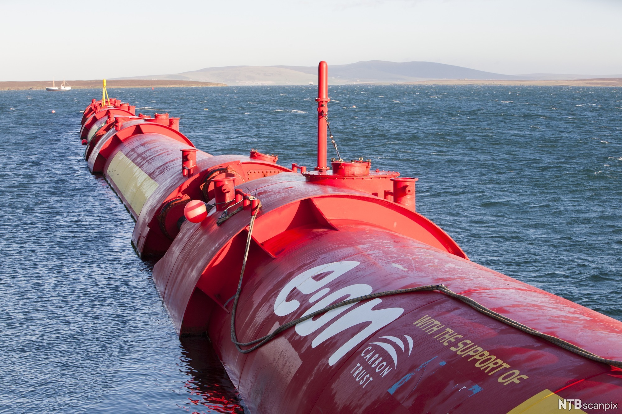 Bølgeenergianlegg. Foto.