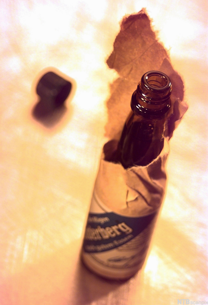 En flaske Underberg. Foto.