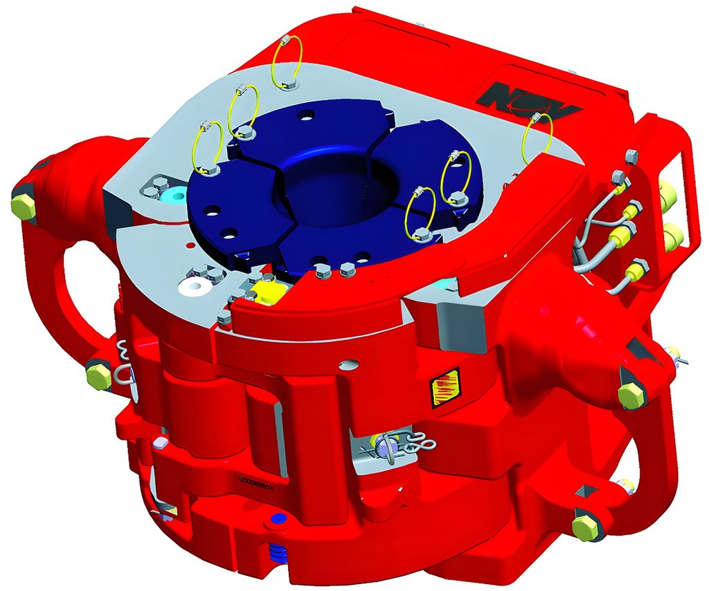 BX elevator med innsats. Illustrasjon.