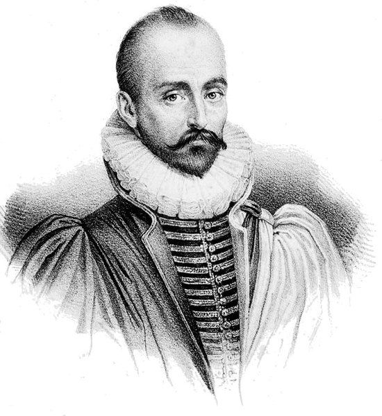 Portrett av Michel de Montaigne. Maleri.