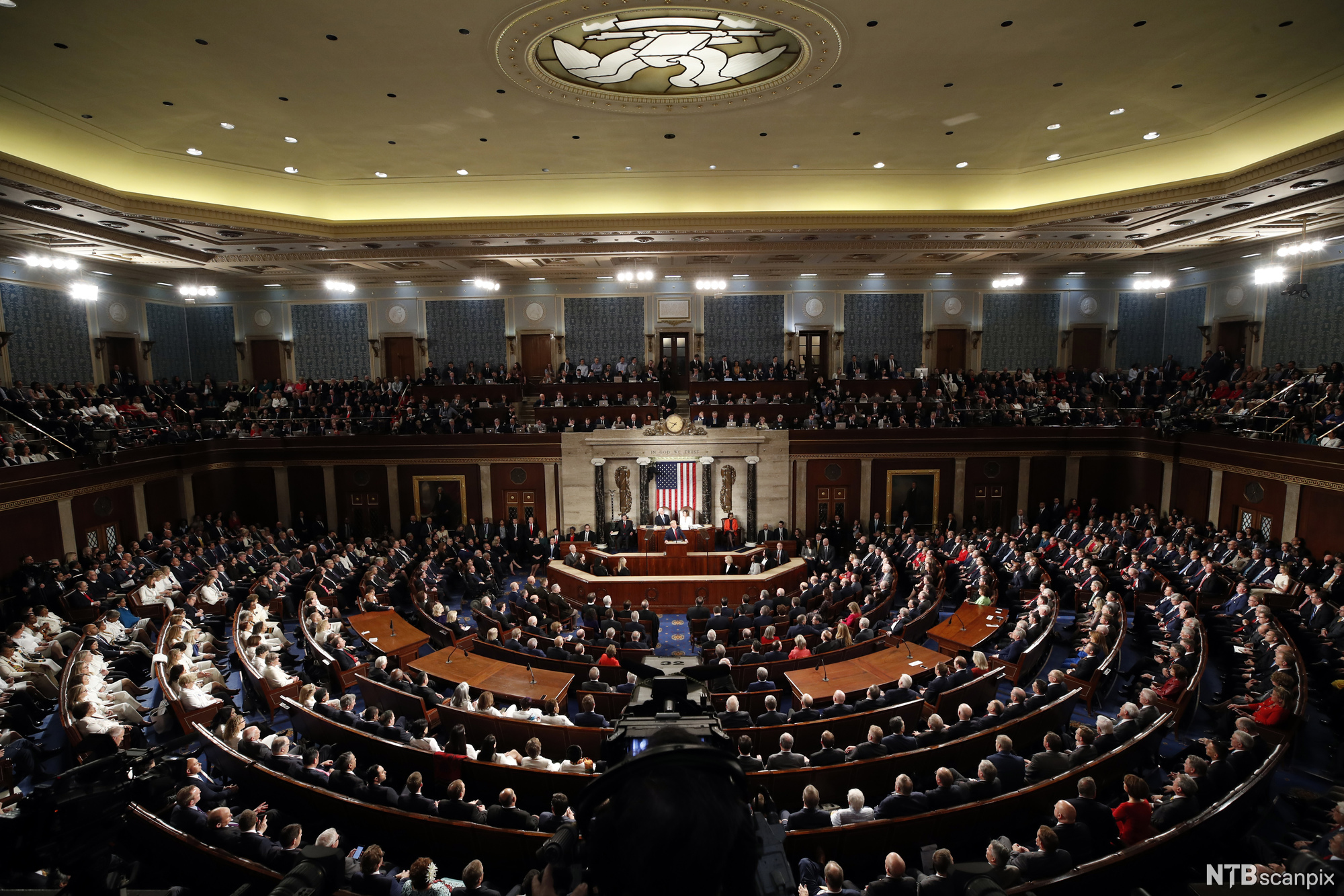 President Donald Trump delivers his State of the Union address to a joint session of Congress on Capitol Hill in Washington, Tuesday, Feb. 4, 2020, Photo.