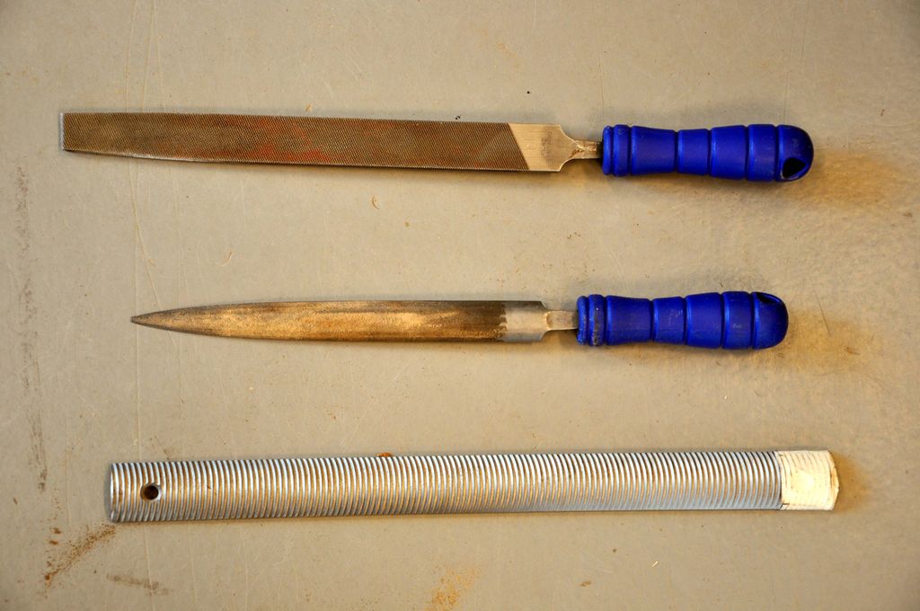 Handfiler for børsemaker. Foto.