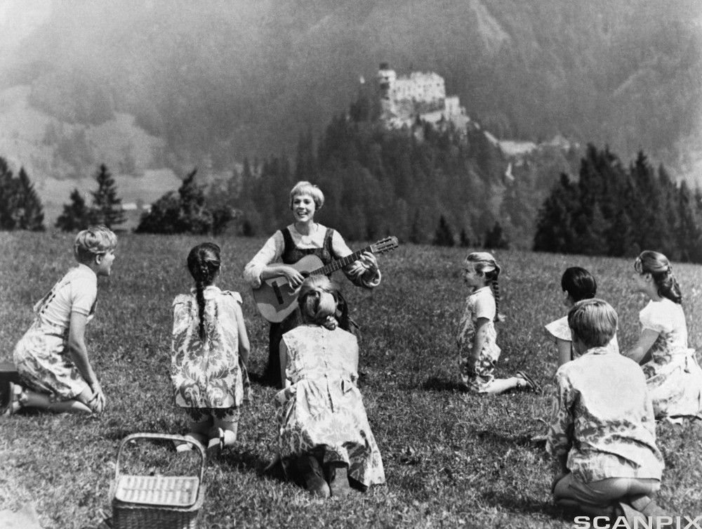 Scene fra musikkfilmen The Sound of Music