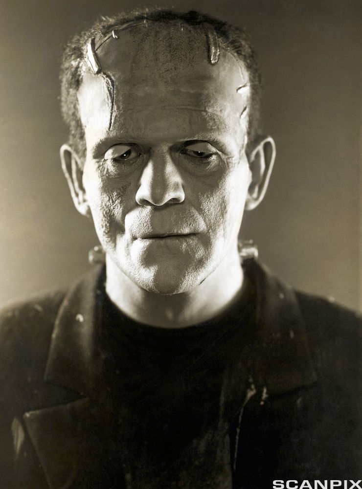 Boris Karloff som Frankenstein