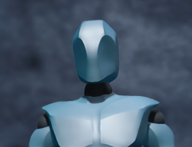 En robot. 3D-illustrasjon.