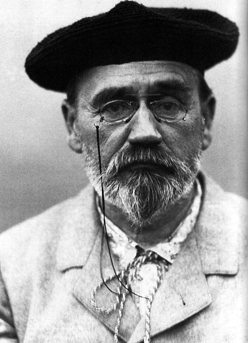 Portrettfoto av Émile Zola.