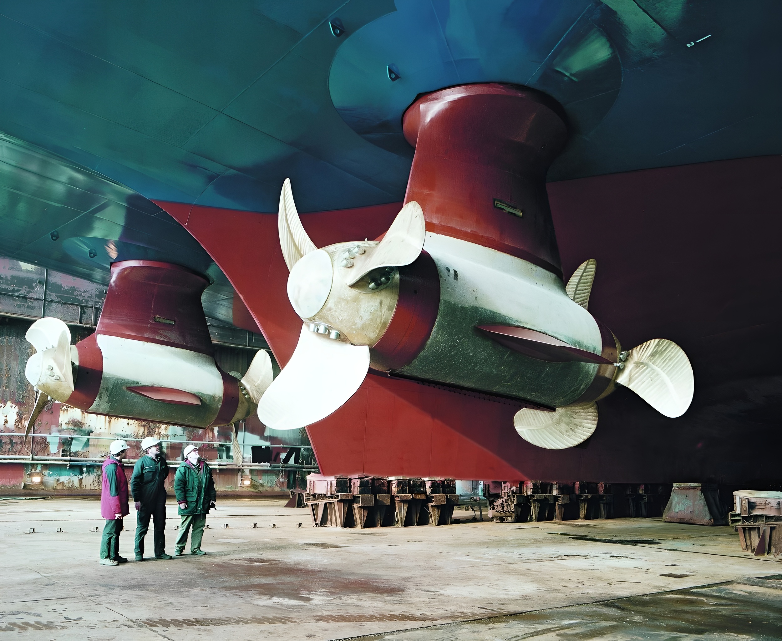 Thruster-propell. Foto.