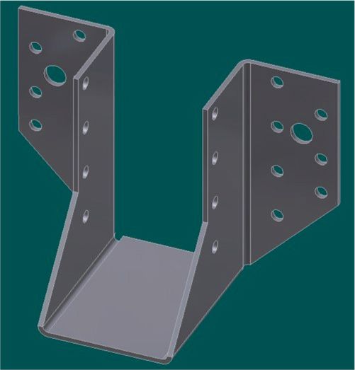 Eksempel på 3D modell. Illustrasjon.