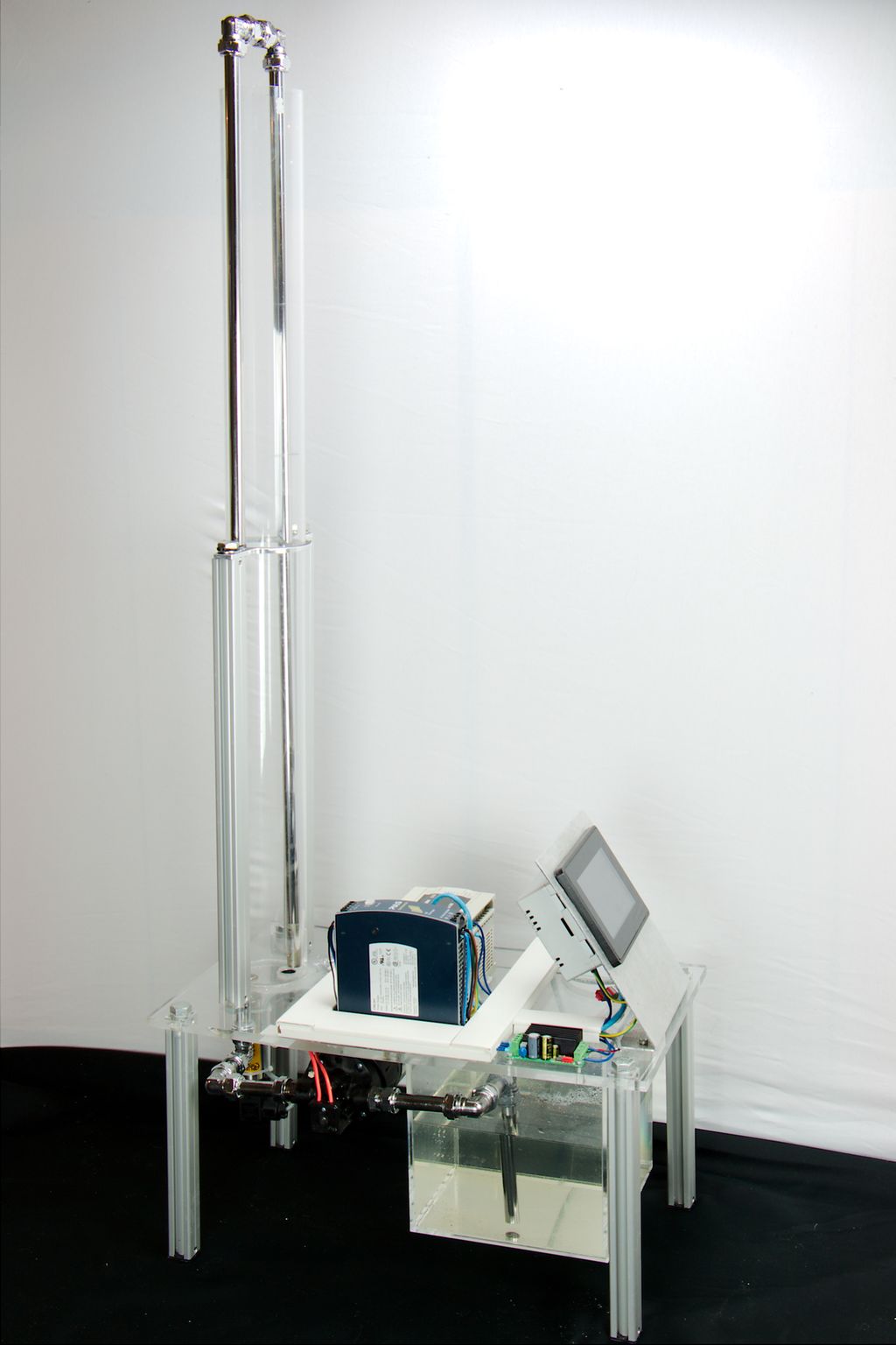 Nivåreguleringsmodell. Foto.