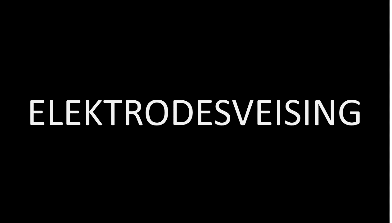 Animasjon av delprosessar og element i elektrodesveis.