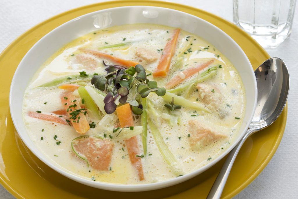 Fiskesuppe. Foto.