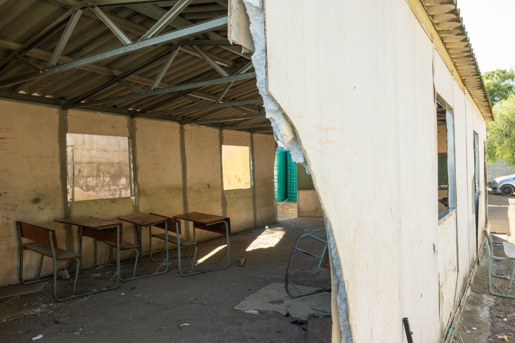 Falleferdig skolebygg. Foto.