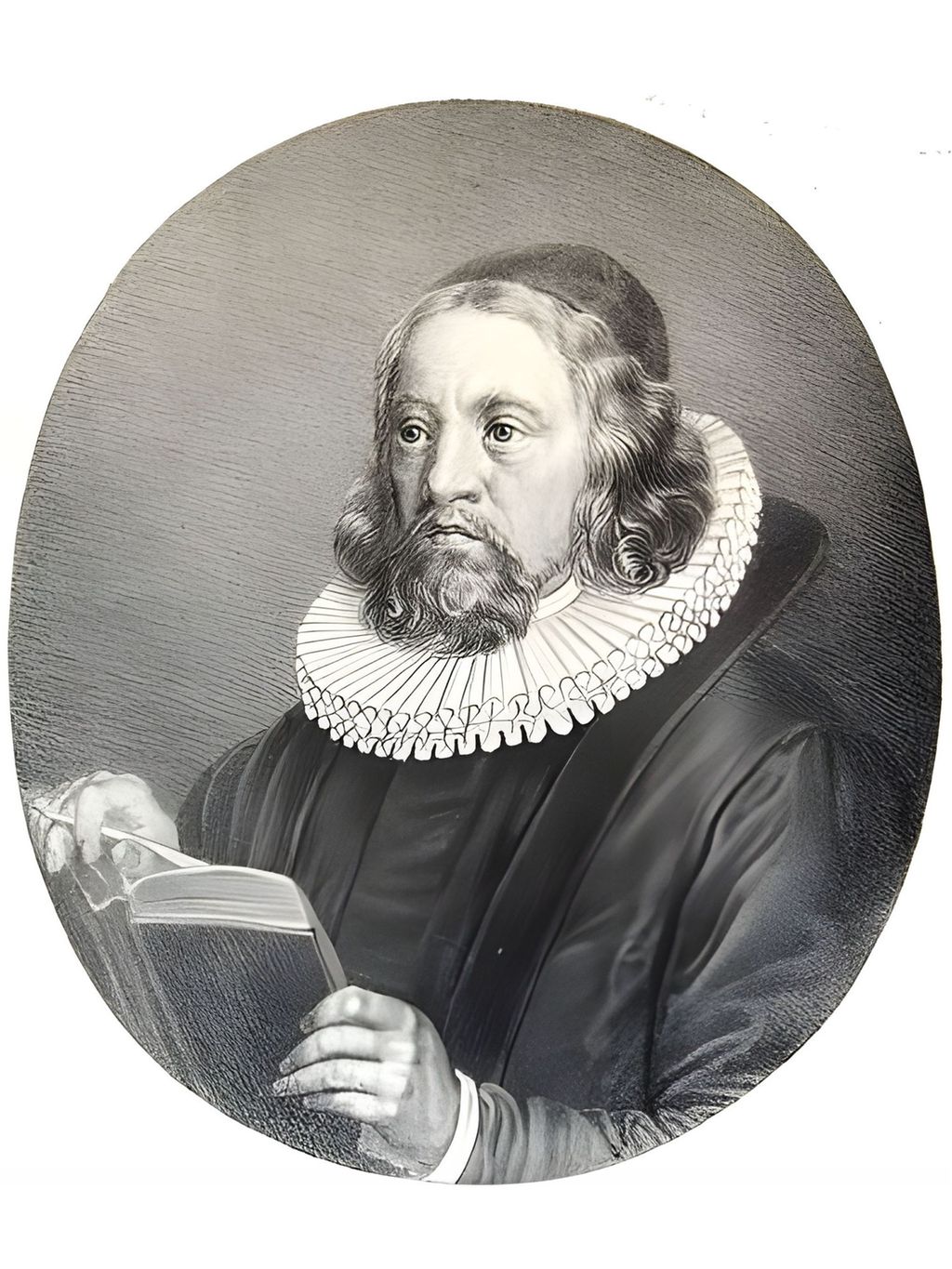 Portrett av Thomas Kingo. Kopperstikk. 