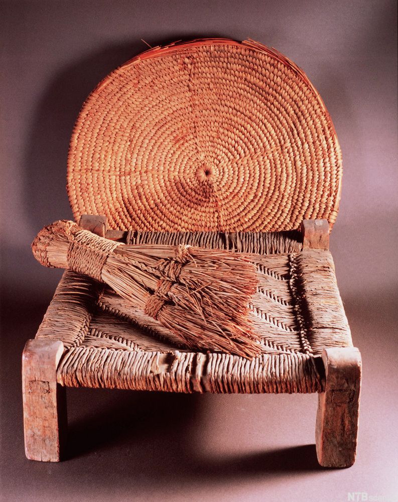 Fotskammel fra egyptisk grav. Foto.