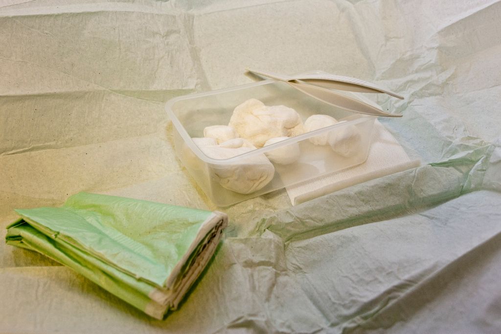 Skiftesett til engangsbruk. Foto. 