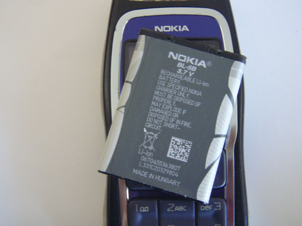 Litiumionebatteri. Foto.