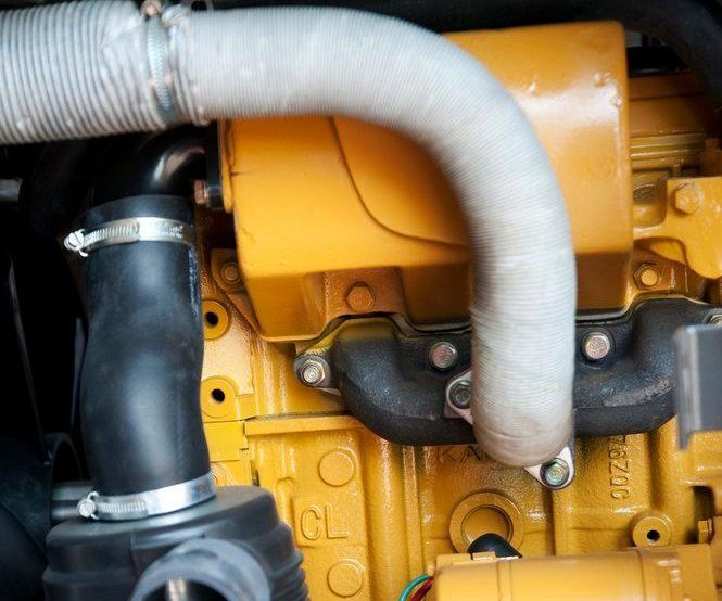 Luftkompressorrør. Foto.