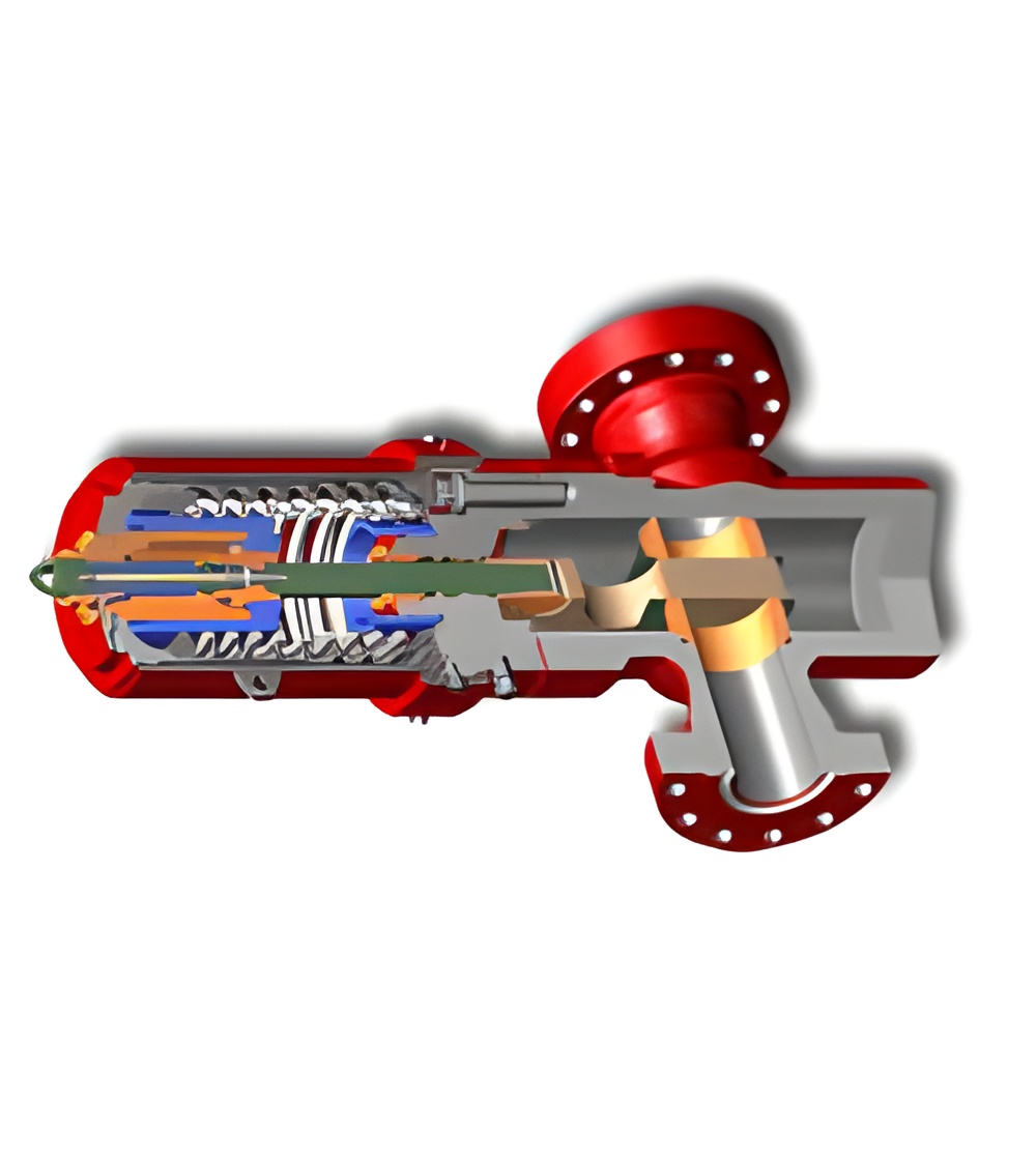 HY Hydraulic Actuator. Illustrasjon.