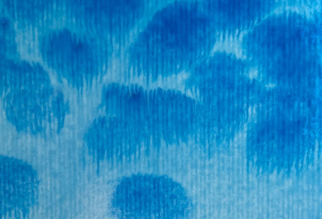 Detalj frå eit måleri. Illustrasjon.
