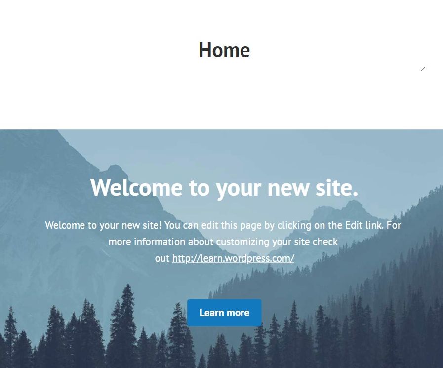 11 ulike maler for nettsider i Wordpress. Skjermbilde.