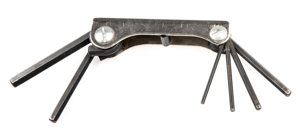 Samanleggbart faldesett, HEX mm. Foto.