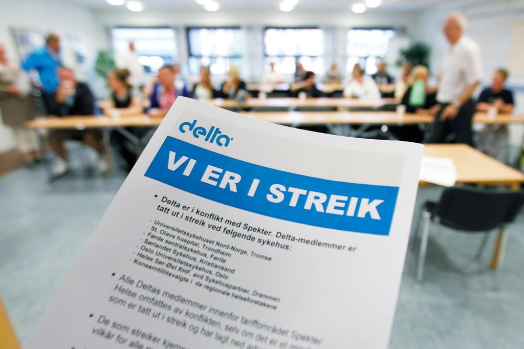 Streik. Foto. 