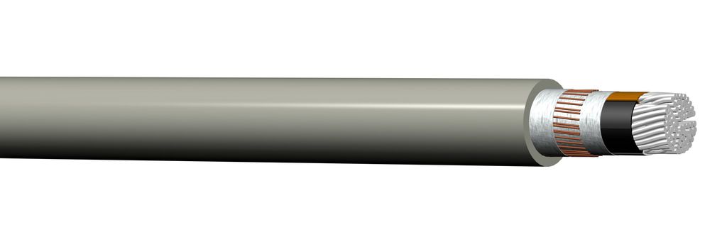 Illustrasjonen viser oppbygningen av en PFSP-kabel. Illustrasjon.