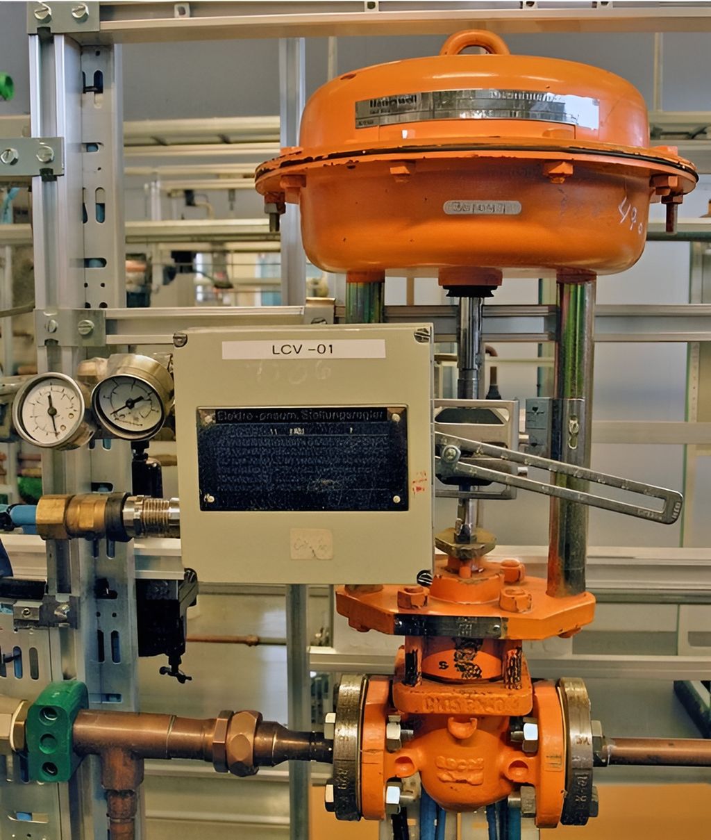 Reguleringsventil. Foto.