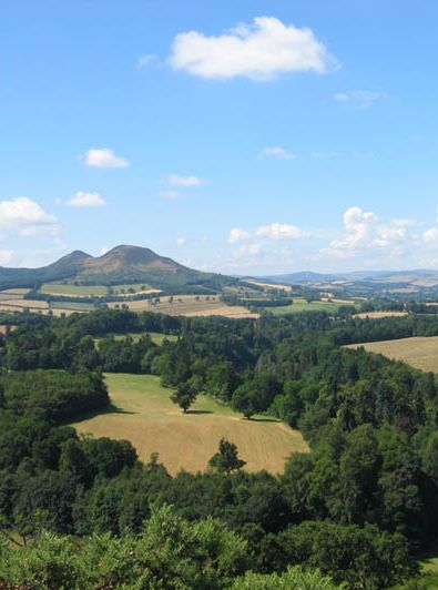 View of the Southern Uplands Scotts. Photo.