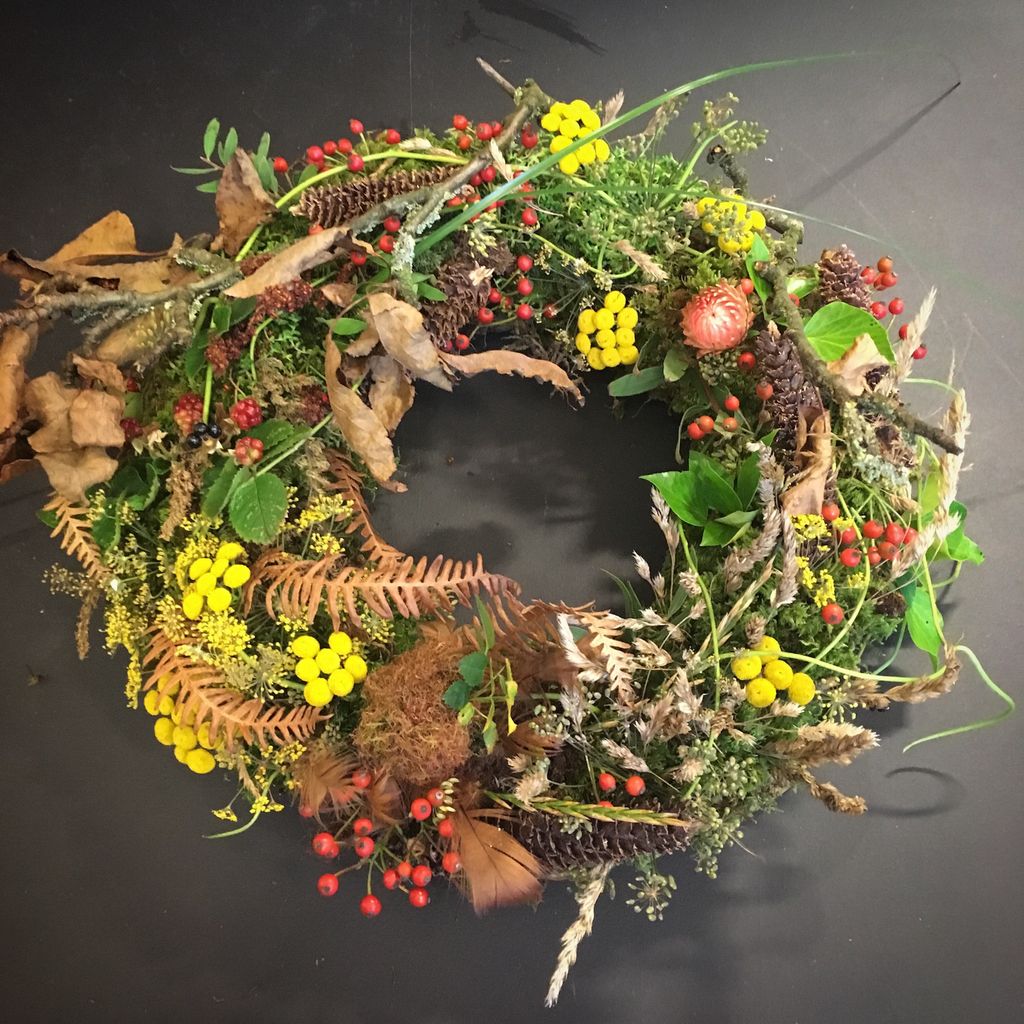 Blomsterkrans. Foto.