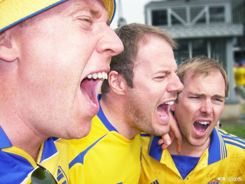 Fotballfans. Foto.
