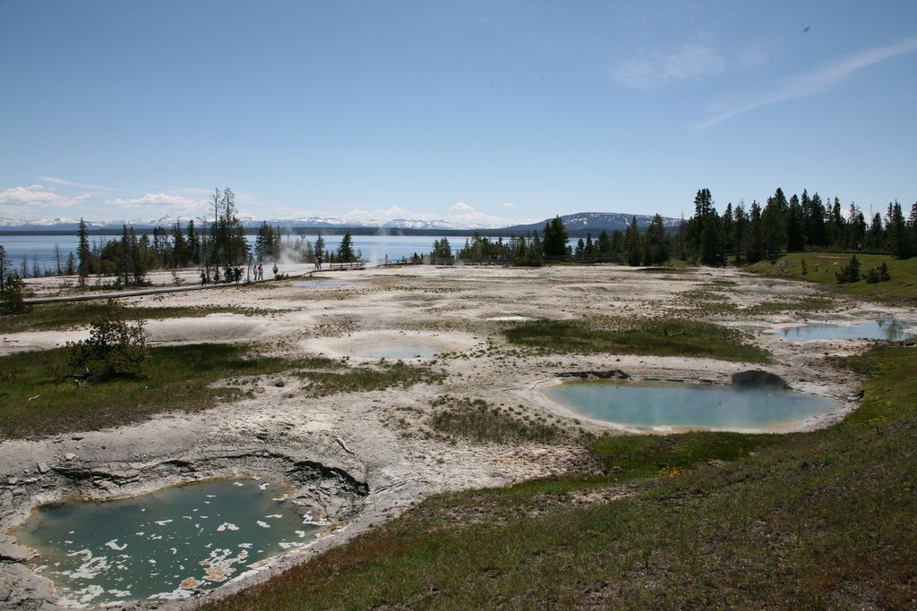 Yellowstone National Park landscape. Photo.