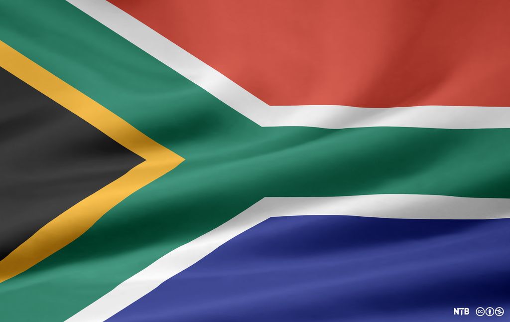 South African flag.