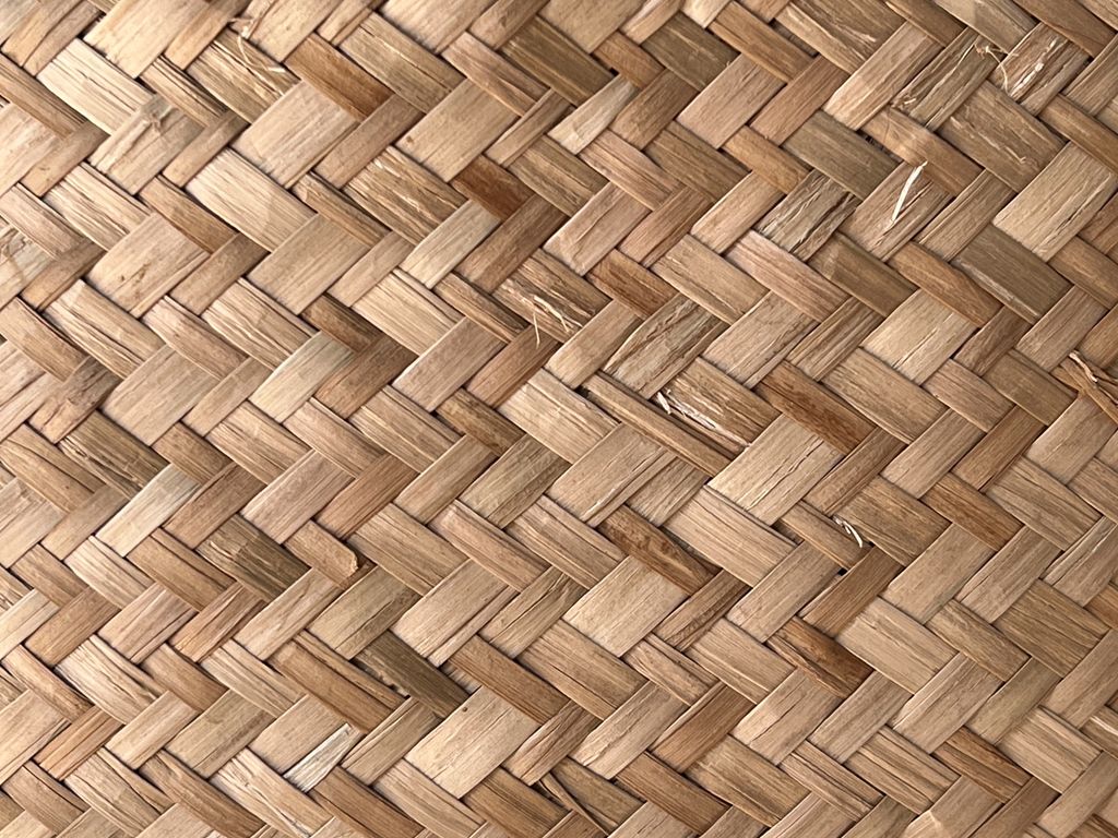 Detalj av kurvfletting. Foto.