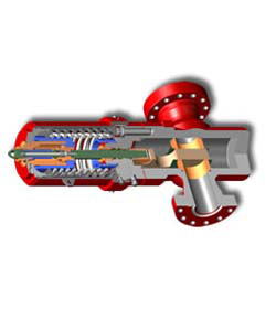 HY Hydraulic Actuator. Illustrasjon.