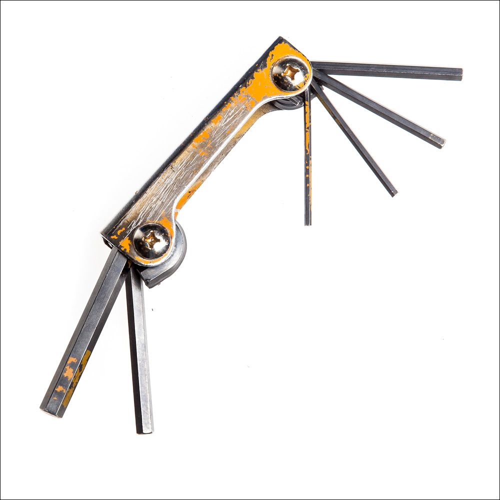 Sett med unbrakonøkler. Foto.