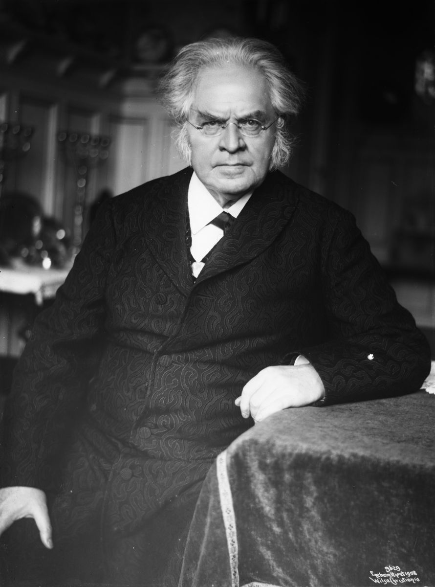 Portrett av Bjørnstjerne Bjørnson. Foto.
