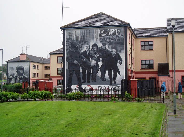 Mural of Bloody Sunday. Photo.