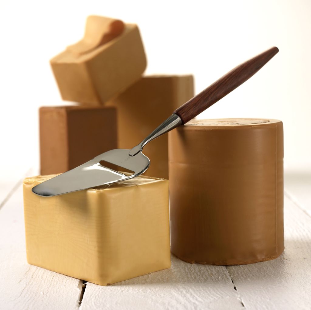 Ulike typer brunost. Foto.