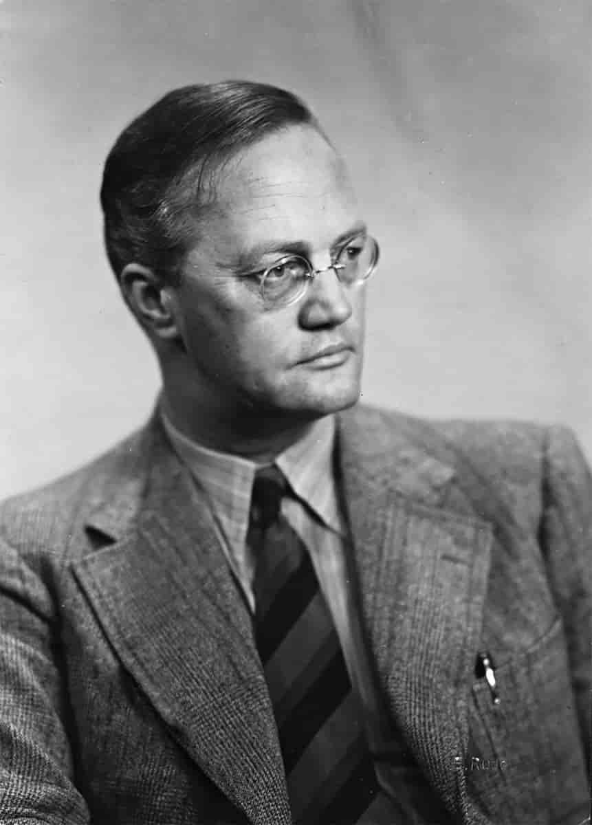 Portrett av Sigurd Hoel. Foto.