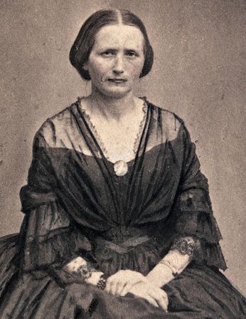 Portrett av Camilla Collett. Foto.