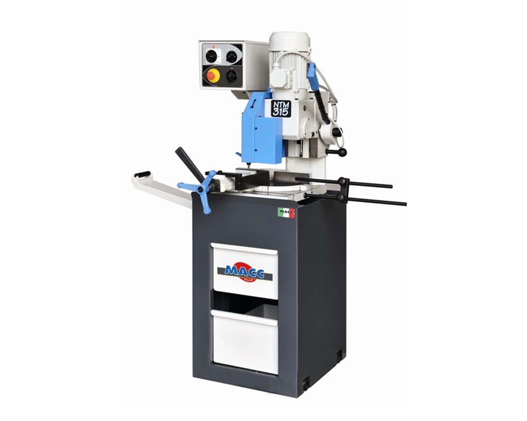 Manuell sirkelsag med mellom anna hurtigstikke og støttearm. Foto.