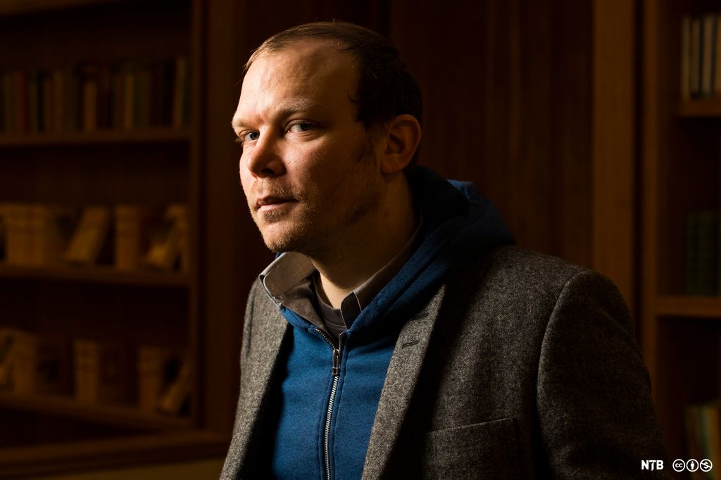 Portrettfoto av Johan Harstad. Foto.