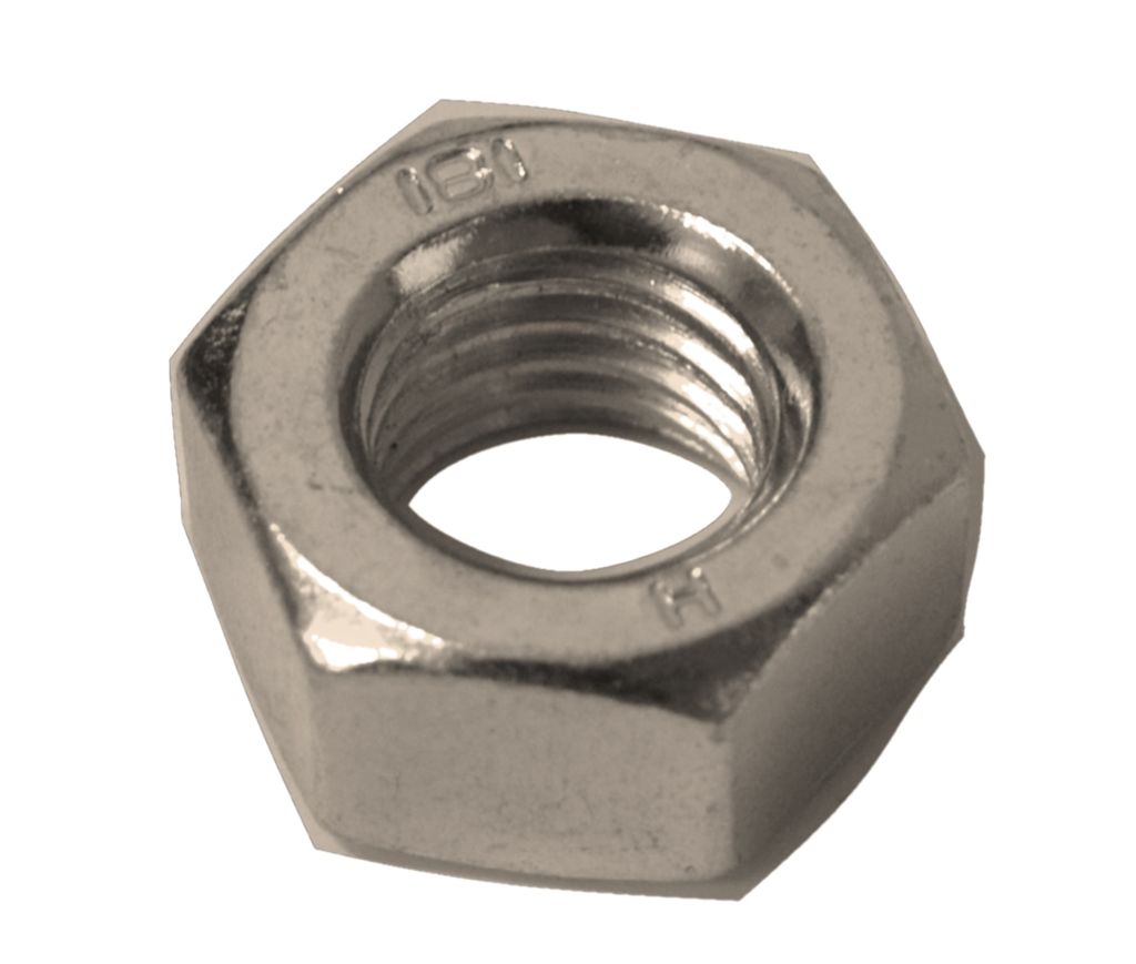 Nærbilde av en 12 mm-mutter.