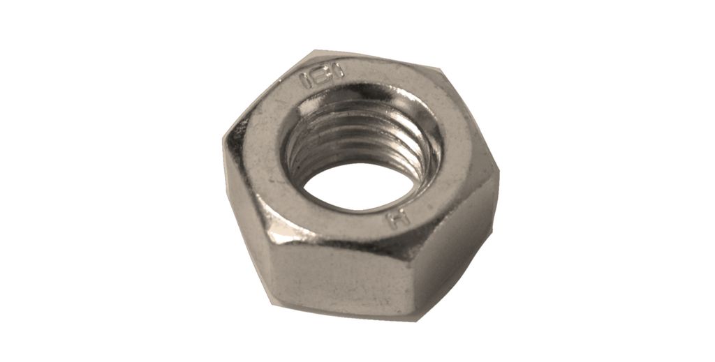 En 12 mm mutter. Foto.