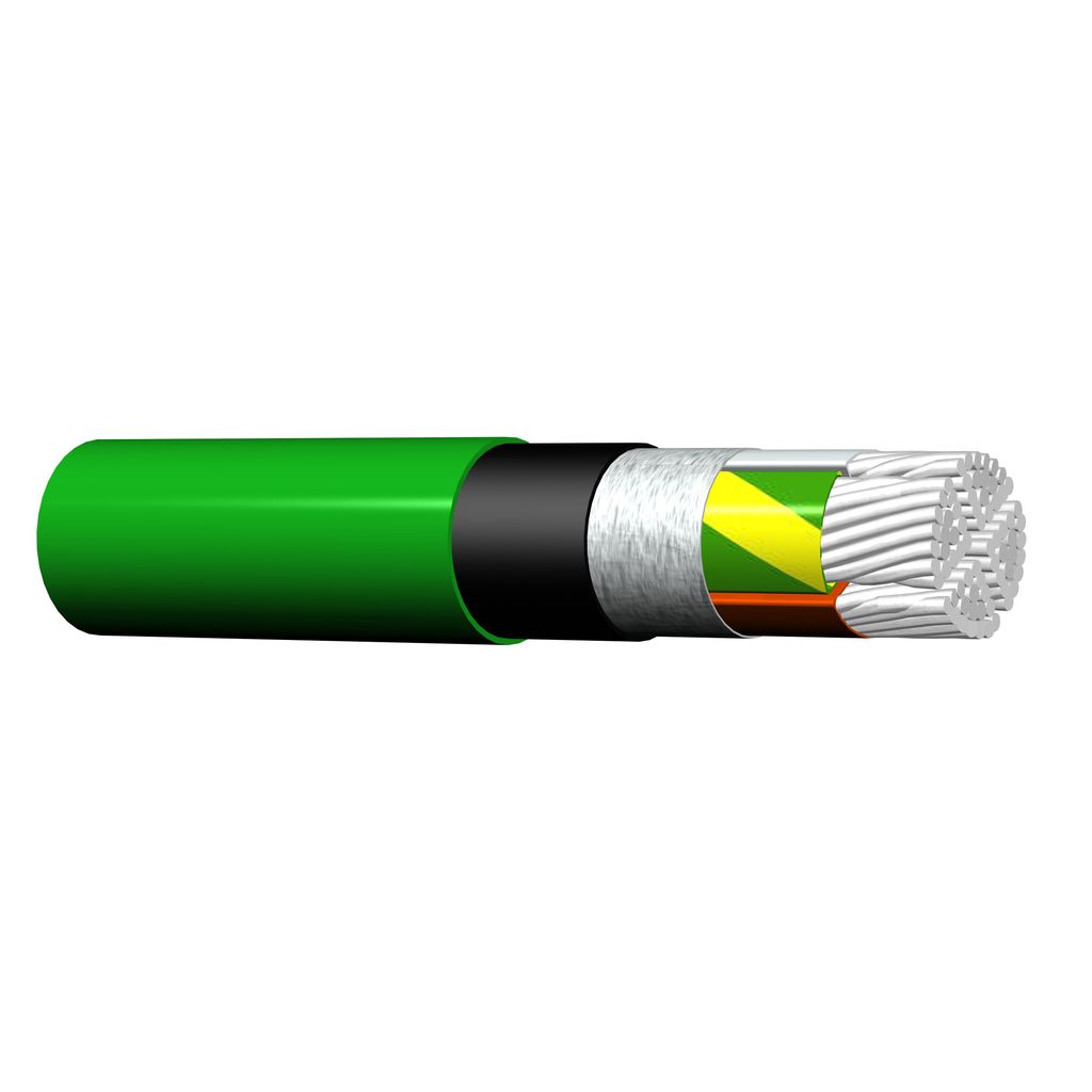 Illustrasjon. Viser oppbygning av en TFXP-kabel.